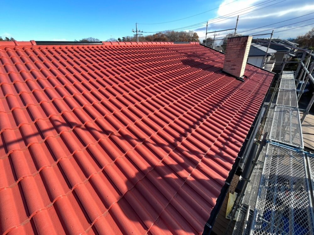 【施工前の屋根の様子】太陽光発電システム設置前の状態
